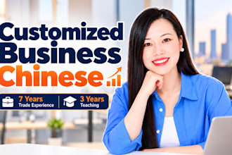 teach practical business chinese for work and communication