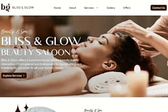build squarespace medspa website saloon website beauty website spa website