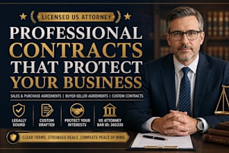 draft a professional sales and purchase agreement as a US attorney