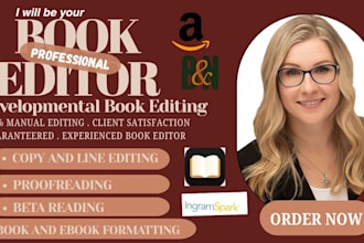 do kdp book editing provide developmental editing and proofreading for your book