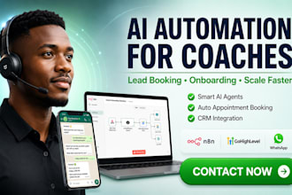 build ai automation for coaches, n8n workflows and ai agents