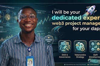 be your dedicated expert web3 project manager for your dapp