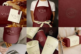 design a high end logo, brand identity and brand guidelines