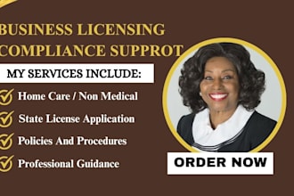 assist healthcare, non medical agency with state compliant policy manual license