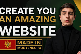 build custom website to your liking and needs