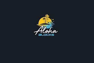 design aloha blocks rebrand evolution logo