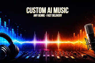 create a custom ai song in any genre for your project