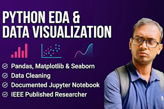 perform exploratory data analysis and data visualization in python