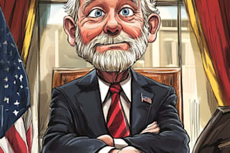 illustrate your political cartoon
