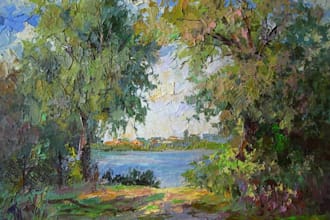 landscape oil painting art