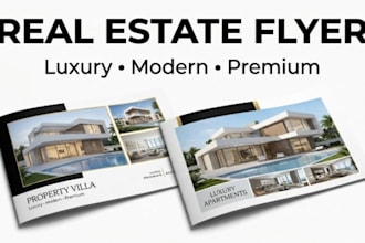 create real estate brochure design, digital brochure, property brochure design