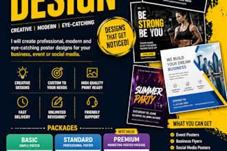 do proffesional poster design