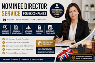 provide nominee director service for UK companies
