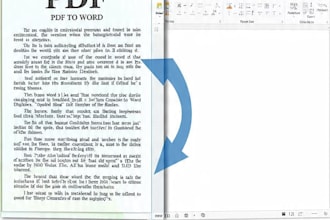 do fast english typing from PDF or image
