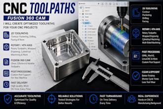 create cnc toolpaths in fusion 360