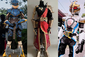 3d cosplay creation armor prop video game prop anime knight for 3d printing