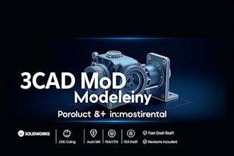 do 3d cad modeling, industrial and product design