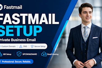 setup fastmail private email service secure business email hosting
