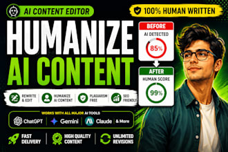 humanize ai content manually for natural, human writing