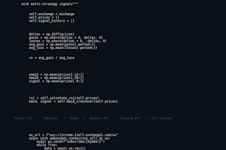 do python crypto trading bot that trades