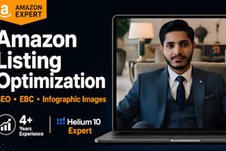 optimize amazon product listings with SEO, ebc and image optimization