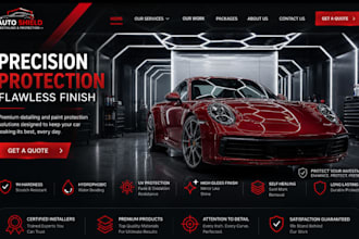 design wix mobile detailing website wix ceramic coating vehicle website