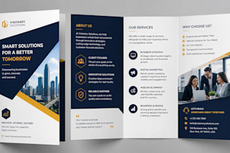 create modern brochure designs for your business or brand