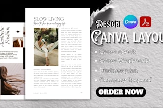 design journal canva layout, canva lead magnet, catalogue workbook notebook kdp
