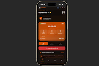 build web based hris and attendance app