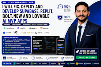 deploy and fix lovable, replit, bolt, base44, v0 vercel vibe app