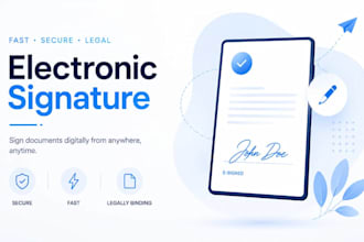 turn handwritten signature to electronic signature