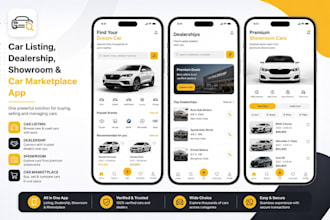 develop a car listing, dealership, showroom and car marketplace app