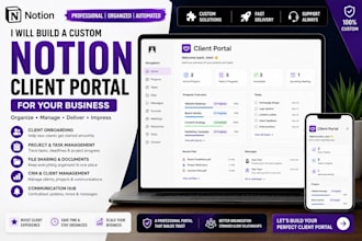 build a notion client portal for your business