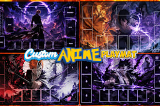 design custom tcg, mtg, yugioh, tarot card decks, premium fantasy playmat art
