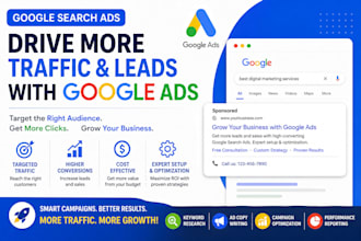 setup and optimize google search ads campaign