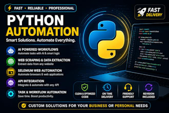 build python automation scripts using selenium