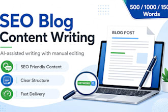 write SEO optimized blog articles using ai tools