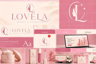 design editable canva brand kit, brand identity, canva social media templates