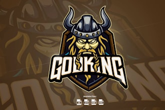 do modern viking and scandinavian logo design