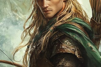 fantasy dnd character illustration