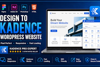build fast kadence wordpress website using kadence blocks