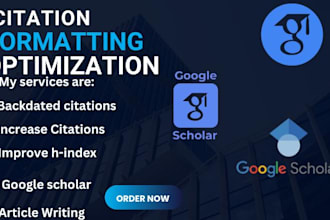 increase and backdate google scholar citations improve h index
