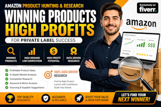 do amazon product hunting and product research for private label