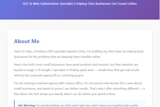 build you a free SEO demo site for your ohio business