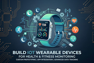build  iot wearable devices for health fitness monitoring