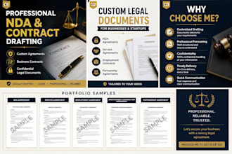 draft professional nda contracts and agreements