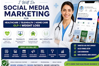 do social media marketing for healthcare telehealth home care glp1 weight loss