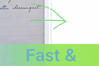 do fast and accurate typing from PDF, image, or handwritten notes