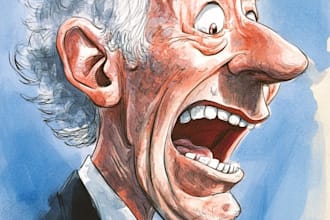stunning digital political cartoon for political cartoon