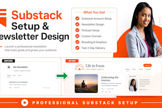 substack publication account design substack newsletter substack podcast post